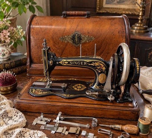 Antique c1889 singer 12k new - antique,