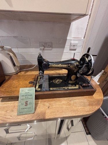 Antique vintage singer sewing - antique,