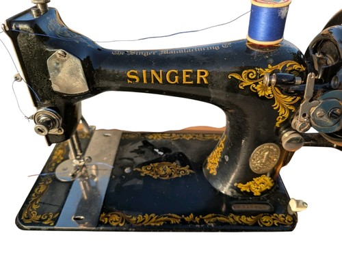 Antique singer 28k ehand crank - singer,